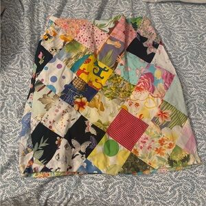 Vintage patchwork skirt